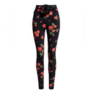 H&M x Magda Butrym Rose-Appliqued Leggings
Black/Roses